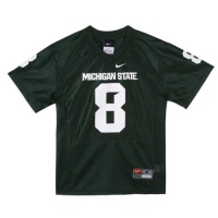 Michigan State Spartans Nike Youth #8 Replica Football Jersey (Youth Medium)