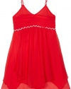 Blush by Us Angels Girls 7-16 Sundress with Braided Detail, Tomato, 8