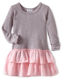 Splendid Littles Baby-girls Infant Mini Thermal Dress, Pink Ribbon, 18-24 Months