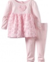 Sweet Heart Rose Baby-Girls Infant Soutache Legging Set, Pink, 12 Months