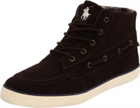 Polo by Ralph Lauren Coast Mid Sneaker (Infant/Toddler Kid/Little Kid),Chocolate Suede,4.5 M US Big Kid