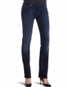 7 For All Mankind Women's Kimmie Straight Leg Jean in Alluring Night, Alluring Night, 31