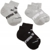 Puma  Boys 8-20 3 Pack Quarter Crew Socks