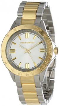 Vince Camuto Women's VC/5053SVTT Round Two-Tone Bracelet Watch