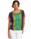 Vince Camuto Women's Sheer Mirror Rainbow Blouse