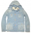 Polo Ralph Lauren Men Full Buttoned Fashion Hoodie Denim Jacket