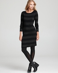 With black pumps and a blazer for work or leggings and tall boot for after hours, Vinyard Vines' striped sweater dress will quickly become the hardworking piece in your wardrobe.