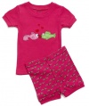 Leveret Shorts Kissing Fish 2 Piece Pajama 100% Cotton (Size 6M-5T)