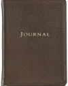 Graphic Image Small Travel Journal, Goatskin Leather, Mocha (TJSMRBLGTIMOC)