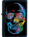 Zippo Lighter Skull, Black Matte