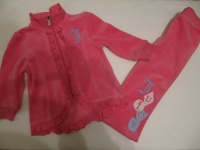 Juicy Couture Fashion Jog Set Velour Girls (12/18 Months, Pink)