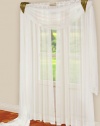 Elegance Sheer Curtain Panel 60'' x 84'' long - White