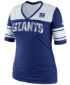 Game on! Make it known New York Giants fans mean business with this NFL t-shirt from Nike.