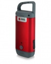 Etón American Red Cross CLIPRAY ARCCR100R_SNG USB Cell Phone Charger with Hand Crank LED Flashlight (Red)