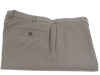 Calvin Klein Mens Flat Front Slim Fit Taupe Tan Wool Dress Pants