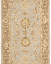 Safavieh Anatolia Collection AN557A Handmade Teal and Brown Hand-Spun Wool Area Rug, 3 Feet by 5 Feet