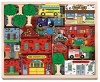 Melissa & Doug Deluxe Wooden 53-Piece Town Blocks Set