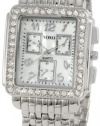 XOXO Women's XO5313  Silver-tone Bracelet With Rhinestones Accent Watch