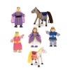 Melissa & Doug Royal Family Wooden Doll Set