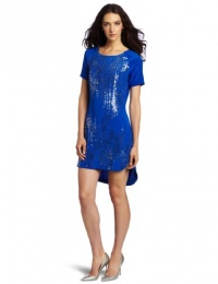 Madison Marcus Women's Polished Shift Dress, Blue, Large