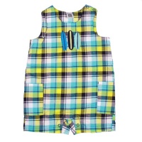 Carter's Boys Everyday Easy Surfboard Plaid Romper (6 month)