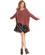 Stripes add a graphic appeal to this flirty BCBGeneration A-line skirt -- dress it up or dress it down!