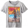 Hurley Boys 2-7 Surf Rat Tee, Grey Heather, 2T