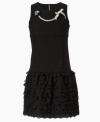 The little black dress from Bloome that carries her through all her social engagements with a feminine style. (Clearance)