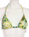 Milly Cabana Women's Biarritz Triangle String Bikini Top, Small