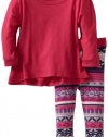 Splendid Littles Baby-Girls Newborn Breckenridge Tunic Set, Ice Princess, 18-24