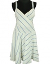 Lauren by Ralph Lauren Paula Striped Dress Blue/Natural 4