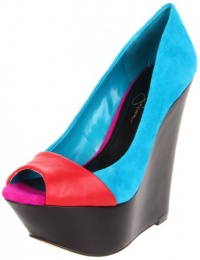 Jessica Simpson Women's Marcos Peep-Toe Wedge Pump