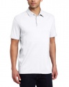 Calvin Klein Sportswear Men's Short Sleeve 3 Button 60S/1 Interlock 2X2 Rib Polo