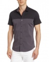 Calvin Klein Sportswear Men's Short Sleeve Yarn Dye End On End Co