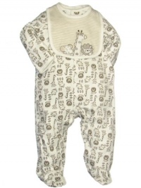 Little Me Safari Footie, Ivory Multi, 6 Month