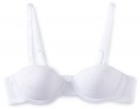 Maidenform Girls 7-16 Strapless Underwire Bra, White, 34A