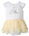 Absorba Baby-Girls Newborn Bird Skirted Tutu Bodysuit