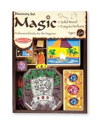 Designed for children as young as 6 years, this fantastic wooden set includes four easy-to-master tricks for beginners. Young magicians will improve their confidence and fine motor skills as they amaze family and friends with exciting tricks and illusions.