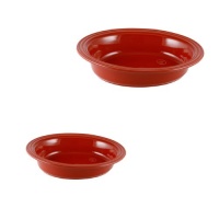 Appolia Gaia 2-Piece Oval Baker Set/ Large, Red Fire