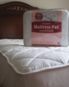 Fitted - Luxuriuos Down Alternative Mattress Pad - 100% Cotton , 300 Thread Count - King Size (78x80)