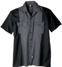 Dickies Men's Two-Tone Short Sleeve Work Shirt