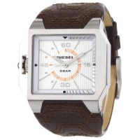 Diesel Men's DZ1267 Brown Not-So-Basic Basic Analog Grey Dial Watch