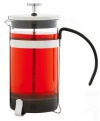 GROSCHE YORK French Press Coffee and tea maker, 1.0l 34 fl. oz 8 cup (3 coffee mugs). All stainless steel filter (no plastic parts in filter press)