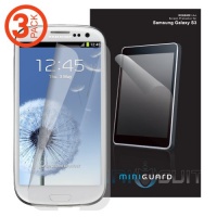 Samsung Galaxy S3 i9300 MiniSuit Screen Protector (Anti-Glare Anti-Fingerprint) Set of 3 Replacement Films (Clear)