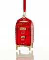 With a shiny red finish and gold trim, the Yes, Virginia mailbox ornament will inspire kids of all ages to send Santa their letters and believe in the magic of Christmas.