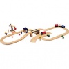 PlanToys Road & Rail Transportation Play Set