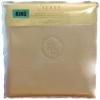 Ralph Lauren Microfine Fleece Blanket Ivory King with Embroidered Crest