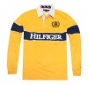 Tommy Hilfiger Men Long Sleeve Big Logo Polo T-Shirt