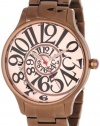 Betsey Johnson Women's BJ00040-13  Analog Brown Stainless Steel Case and Bracelet Watch