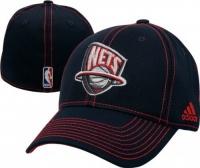 New Jersey Nets Basic Logo Structured Flex Hat